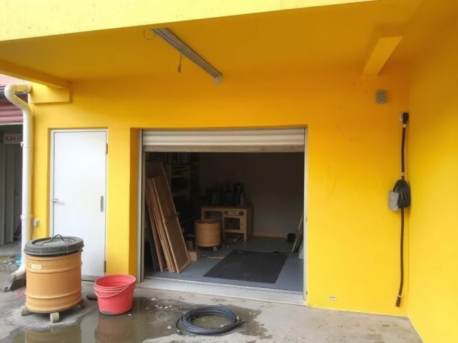 Pulizia post-sinistro nel seminterrato e nel garage a Gorizia 34170